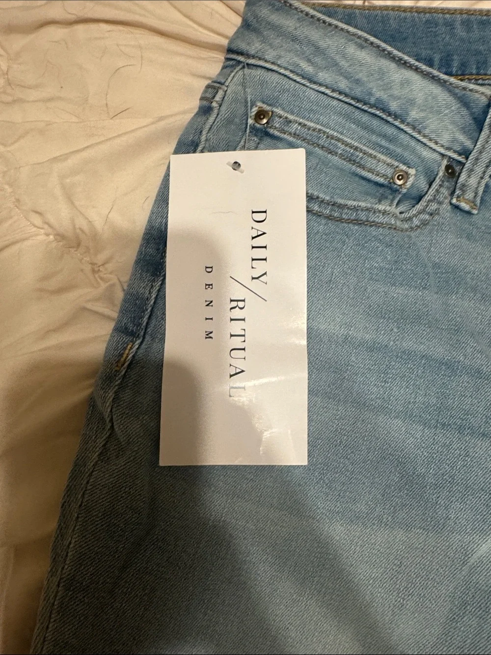 Daily Ritual Light Blue Skinny Jeans